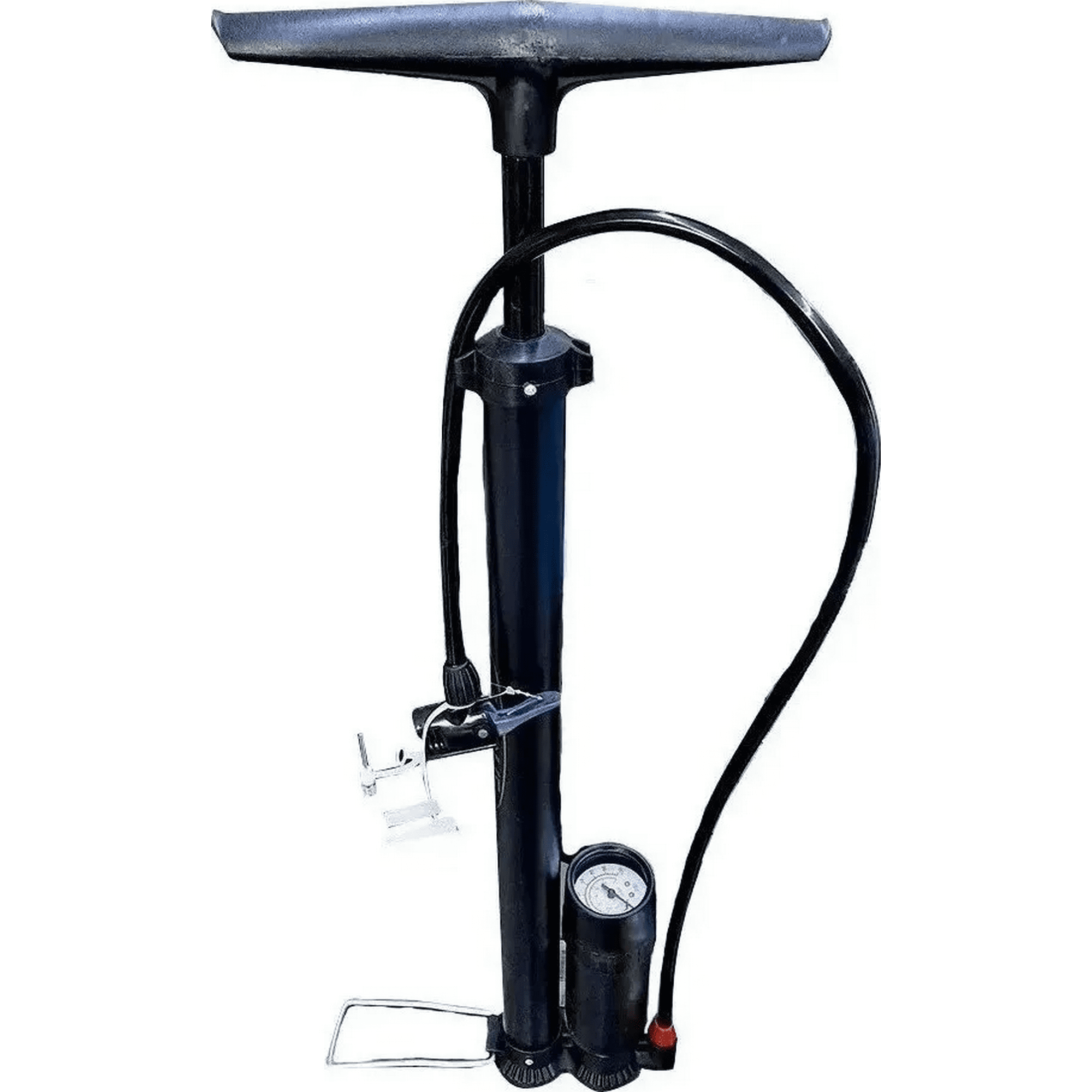 Genérico - Bombin De Pie + Manómetro + Kit De Puntas Bici Pelota Auto