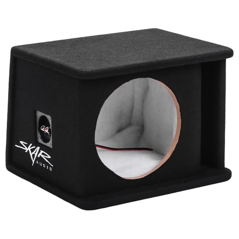 Carcasa De Subwoofer Skar Audio Sk1X10V Con Puerto Único De 10 Pulgadas