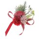 thumbnail image 3 of Muñeca Corsage Pulsera Seda Rosa Mano Flores Artificiales Para Ceremonia Prom Red, 3 of 5