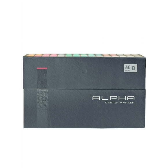 Marcadores Alpha Design Set B 60 Colores