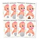 thumbnail image 1 of Juego de baby shower RokAPary para niña, tarjetas rasca y gana, 40 unidades, 1 of 7
