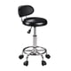 thumbnail image 1 of Taburete con ruedas Salon VECELO con respaldo hidráulico negro, 1 of 5