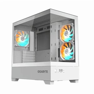 Gabinete Gigabyte C201 Ice Panoramic Matx Vidrio Templado 3Fan