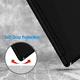 thumbnail image 5 of Funda para iPad 9.7 (2018, 6.ª generación)/iPad 2017 (5.ª generación), ligera y elegante, con parte trasera de TPU suave, función de reposo/activación automática., 5 of 8