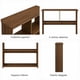 thumbnail image 4 of Mesa Auxiliar Lateral Multiuso Para Recibidor 100x20x85cm Marrón, 4 of 8