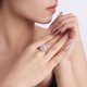 thumbnail image 4 of Anillo de Moissanita de 1.5 Quilates Anillo de Compromiso en Forma de Pera Color D Claridad VVS1 Conjuntos de Boda de Moissanita para Mujer Plata de Ley 925 Juegos Nupciales Anillos de Boda Talla 5-9, 4 of 9