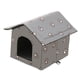 thumbnail image 1 of Casa Para Gatos Al Aire Libre, Caseta Para Perros Pequeña, Cueva Para Perros, Cachorros, Gatitos, Cama, Casa Para Mascotas, Gris S, 1 of 5