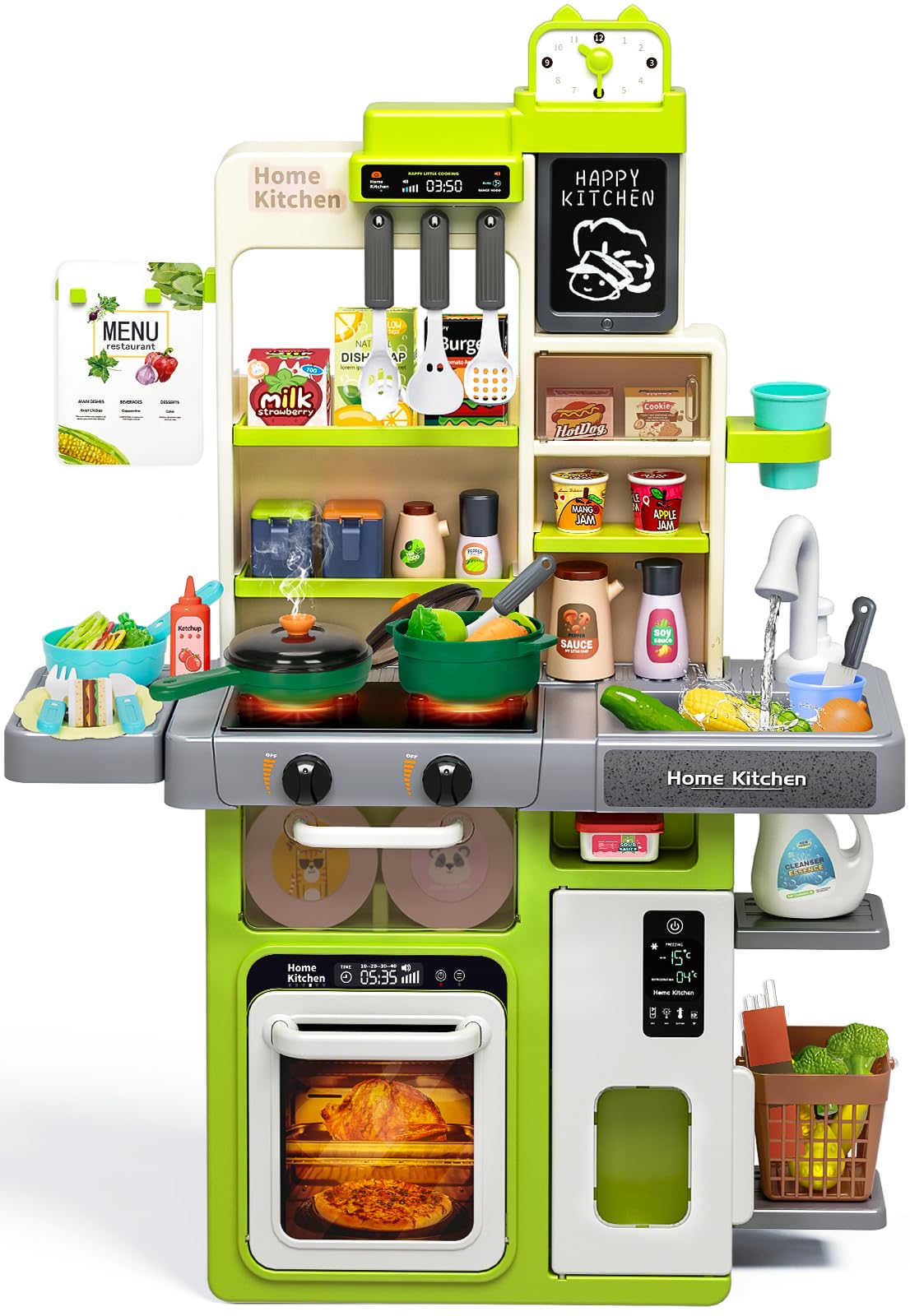 Juego De Cocina Para Niños Tooybing Con Sonido Y Luz De 1 A 3 Años
