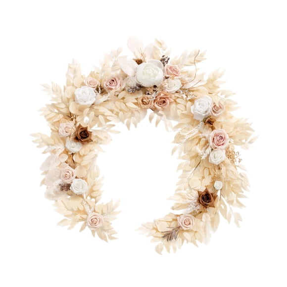 Guirnalda De Flores Artificiales De 5,9 Pies De Largo, Enredadera Floral Para Fondo De Mesa De Boda, Estilo D