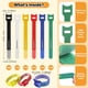 thumbnail image 2 of Bridas para cables Summerbrite 15 cm 70 piezas multicolores, 2 of 9