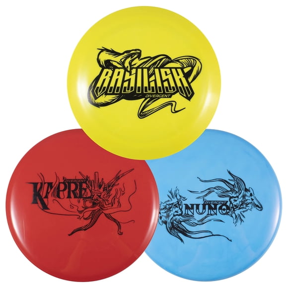 Disc Golf Starter Set Divergent Discs 3 Disc Max Grip
