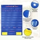 thumbnail image 4 of Cartel De Bolsillo De Calendario Y Clima 142 Tarjetas Azul, 4 of 7