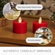thumbnail image 5 of Candelita Luminara Moving Flame LED sin llama, paquete de 2 unidades, color rojo, 5 of 7