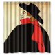 thumbnail image 1 of Cortina de ducha Aristide Bruant, juego de cortinas de baño con ganchos, tamaño 66 x 72 pulgadas, 1 of 3