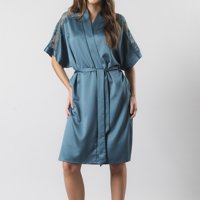 Flores - Bata Satin Encaje 33595-222