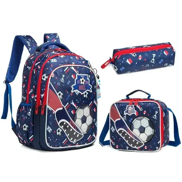 Childrens School Backpack Set with Lunch Bag Pencil Case Waterproof School Bags for Girls Mermaid Backpack Child Girl Book Bag