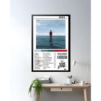 Genérico - Cuadro Myke Towers 24X36 Cm