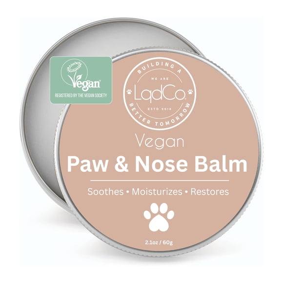 Bálsamo vegano para patas y nariz de perro LqdCo, 60 g, seguro si lo lame