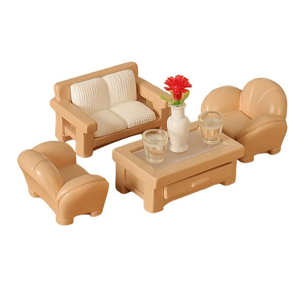 Sofá Set De Muebles Para Casa De MuÃ±ecas Muebles Para Casa De
