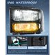 thumbnail image 4 of Conjunto de faros Nilight 2005-2007 F250-F550 con lente negro, 4 of 8