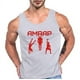 thumbnail image 2 of Polera Amrap Crossfit Lover Tank Musculosa Wod Deporte talla M Gris Hombre, 2 of 3
