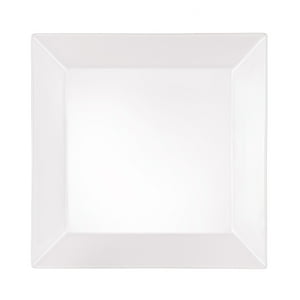 Star Fine Porcelain - Plato Bajo Cuadrado Blanco 27 Cm Star