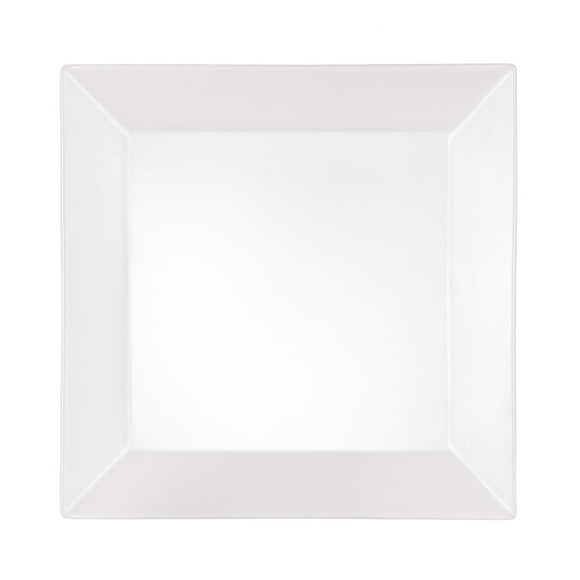 Plato Bajo Cuadrado Blanco 27 Cm Star