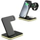 thumbnail image 1 of 4 En 1 Cargador Inalámbrico Para Teléfonos Móviles Compatible Con Apple Android 15W Carga Rápida Teléfono Móvil Soporte Cargador Inalámbrico-Negro, 1 of 7