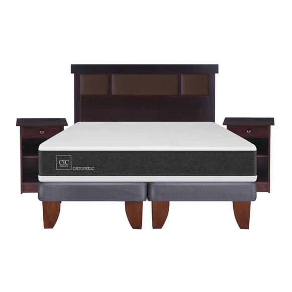Cama Europea New Ortopedic 2 Plaza Base Dividida