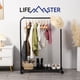 thumbnail image 4 of Organizador de Ropa Lifemaster de Acero Aleado Versátil con Ruedas Negro, 4 of 5