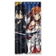 thumbnail image 1 of Cortina de ducha Sword Art Online, juego de cortina de baño con ganchos, tamaño 36 x 72 pulgadas, 1 of 3