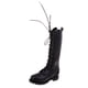 thumbnail image 5 of Botas De Cuero PU A Escala 1: 6 Zapatos Masculinos Para Figura De Acción De Soldado De 12 Pulgadas Negro, 5 of 5