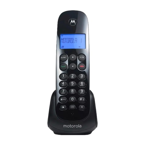 Motorola - Telefono Sobremesa Digital Inalambrico Negro M700