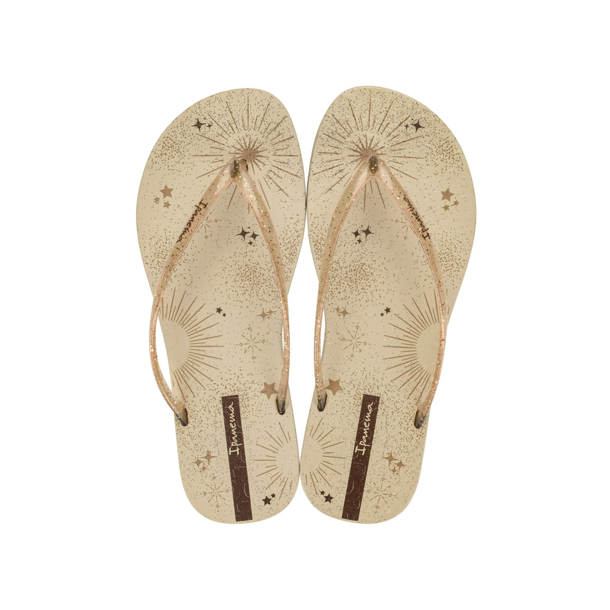 Sandalia Mujer Beige/glitter Easy Mais Ipanema