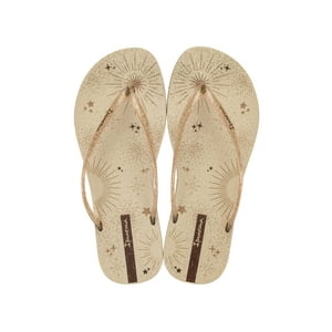 Sandalia Mujer Beige/Glitter Easy Mais Ipanema