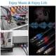 thumbnail image 3 of Cable JOLGOO Dual XLR hembra a Dual RCA macho de 25 pies de audio HiFi, 3 of 3