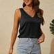 thumbnail image 2 of Camisola de seda con tirantes para mujer, sexy, de satén, antideslizante, suave, para mujer, 2 of 5