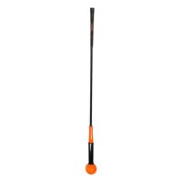 Magideal - Entrenador De Swing De Golf Ayuda Práctica Fuerza Entrenamiento De Ritmo Corrección De Posición Calentamiento Naranja De 48 Pulgadas