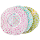 thumbnail image 2 of 3 gorros de plástico EVA impermeables, elásticos y reutilizables para el cabello, para salón de belleza, spa, baño, con banda elástica de encaje y estampado floral, protección ambiental., 2 of 8