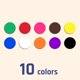 thumbnail image 2 of Pegatinas de puntos TownStix 20 mm 10 colores – Paquete de 2000, 2 of 9