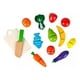 thumbnail image 2 of Balde Con Frutas Y Verduras Para Cortar Juguete De Madera Montessori, 2 of 2