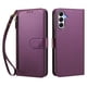 thumbnail image 1 of Funda Tipo Billetera para samsung galaxy A34 5G con Soporte y Bolsillo con Cierre Violeta intenso, 1 of 1