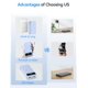 thumbnail image 3 of Power Bank aonidi 20000 mAh con cables integrados – Azul, 3 of 9