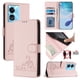 thumbnail image 1 of Funda tipo cartera FOXDOCK para REALME NARZO 50 5G con soporte, ranuras, RFID, diseño de gato, 1 of 5