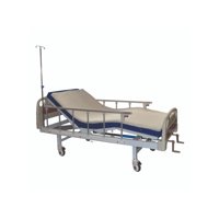 Glomed - Cama Clínica Manual 2 Pos Plus + Colchón 10Cm + Topper