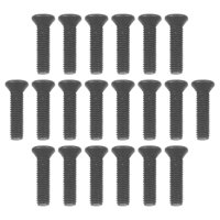Magideal - 20 Piezas Tornillo De Fijación Profesional Piezas De Repuesto Accesorio Rosca De Mano Izquierda Para Adaptador De Vástago De Mandril De Taladro M6X22Mm