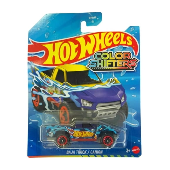Vehículo de juguete Hot Wheels Color Shifters Baja Truck a escala 1:64