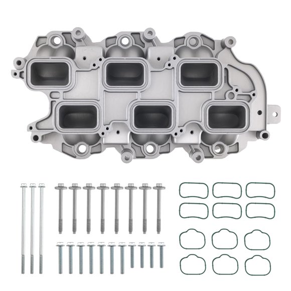 Colector de admisión inferior de aluminio maXpeedingrods para Dodge/Jeep 3.6L V6