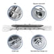 thumbnail image 3 of Soporte ajustable galvanizado de acero para puerta de garaje MS.GD, 3 of 7