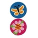 thumbnail image 3 of Juego De 2 Kits De Gancho De Pestillo Paquete De Material De Lona De Alfombra Redonda - Mariposa Y Flor, 3 of 5